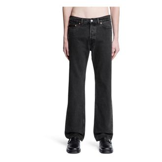 Our Legacy Straight Fit Jeans, male, Black, W33, First Cut Jeans