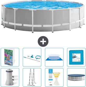 Intex Piscina Prism Frame Redonda - 457x122 Cm - 9-piezas S539