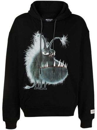 Mostly Heard Rarely Seen graphic-print hoodie - men - Cotton - L - Black
