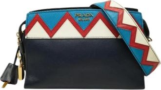 Prada Pre-owned Vintage Schoudertas - Dames - Vintage Schoudertas - Veelkleurig - ONE Size - Leer - Vintage