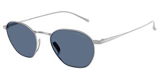 Giorgio Armani AR6160T 338780 Mens Sunglasses Silver Size 51