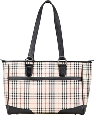 Burberry Borsa Tote Pre-owned Elegante - - Pre-owned - Donna - Beige - ONE SIZE