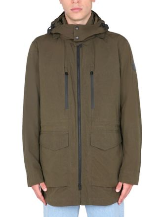 Woolrich Dark Green Hood Jackets
