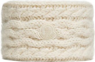 Moncler Alpaca Blend Headband White Size One size