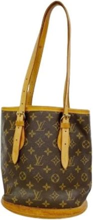 Louis Vuitton Pre-owned Bucket Bags, female, Brown, Size: ONE SIZE Pre-owned Petit Bucket PM