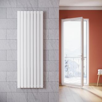 Elegant Lighting Elegant - Radiadores De Agua Caliente 1800 X 619 X 48 Mm,radiador De Sal&oacute;n Potencia 1072 W,doble Capa Vertical,conexiones Centrales G 1/2 - Blanco