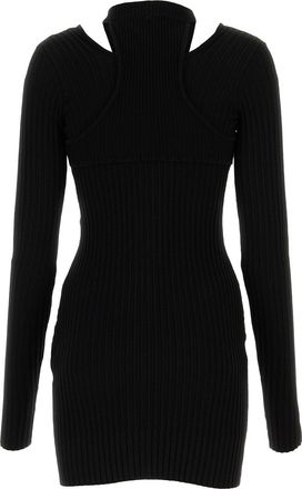 ADĀMO Andrea Adamo Black Abiti Dress