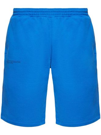 PANGAIA cotton shorts - unisex - Cotton - M - Blue