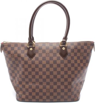 Louis Vuitton Brown Damier Canvas Ebene Pvc Leather Tote Bag (Pre-Owned)