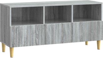 vidaXL Mueble De Tv 102 X 34,5 X 50 Cm Gris Sonoma Vidaxl