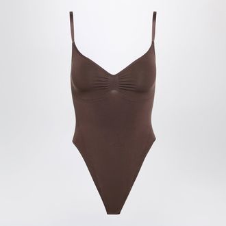 SKIMS Body a perizoma Seamless Sculpt marrone Cocoa