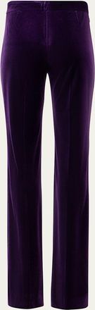 Akris Carl Velvet Straight-Leg Pants