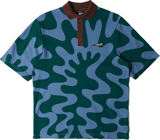 by Parra Polo Splashed con stampa astratta - Blu