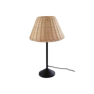 Lindby L&aacute;mpara De Mesa zyralia En Negro Madera - Lindby