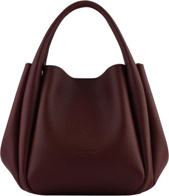 Pourchet Citrouille Handtas - Dames - Tassen - Rood - Maat: ONE Size Leer