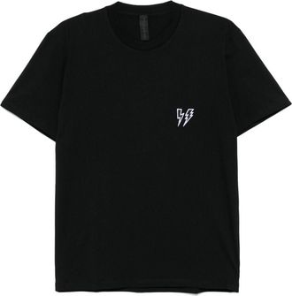 Neil Barrett Slim Double Bolt T-shirt - men - Cotton - M - Black