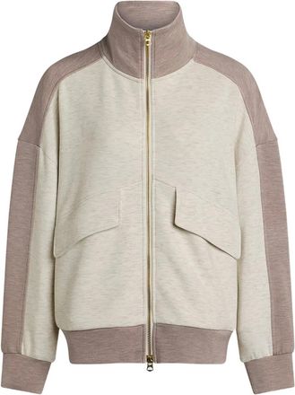 Varley Giacca Garcia bicolore con zip - Toni neutri