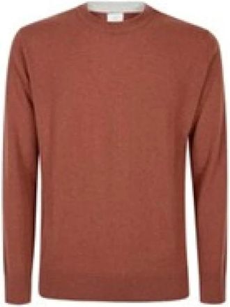 Eleventy Maglia Girocollo Tipping - Heren - Ronde hals truien - Bruin - L - Truien & Vesten
