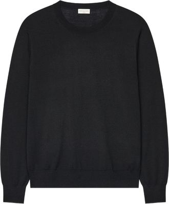 Dries Van Noten Trui van merinowol - Zwart