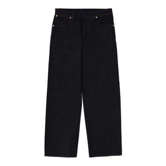 Stone Island Straight Jeans, male, Blue, Size: W31 J100006 Loose-fit Five-Pocket Jeans