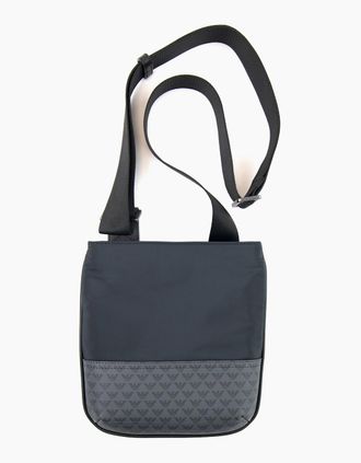Emporio Armani Mens Armani Jeans Logo Print Small Item Bag Navy/black - Size: OS