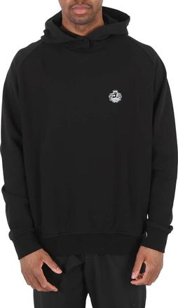Bally Black St. Moritz Graphic Print Cotton Hoodie