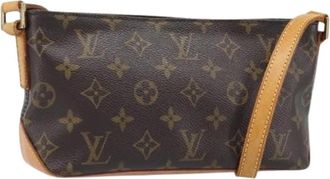 Louis Vuitton Pre-owned Trotteur Schoudertas - Dames - Vintage Schoudertas - Bruin - ONE Size - Leer - Vintage