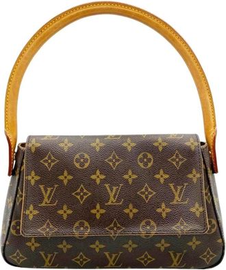 Louis Vuitton Pre-owned Handbags, female, Brown, Size: ONE SIZE Pre-owned Monogram Pochette Clemence Shoulder Bag