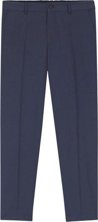 HUGO BOSS P-Perin-Cw-Wg-262 Broeken - Heren - Nette broeken - Blauw - XL - Wol - Broeken