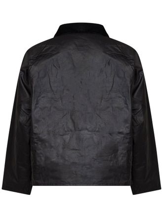 Barbour Waxed Cotton Bomber Jacket - Black