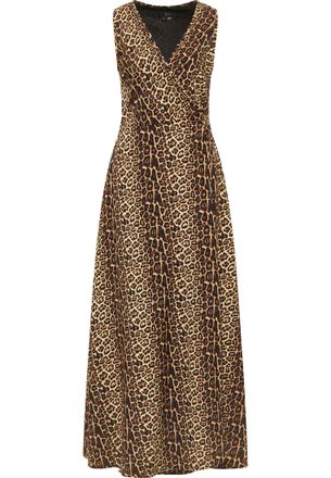 Faina Maxi-jurk met luipaardprint nelice Dames beige leo