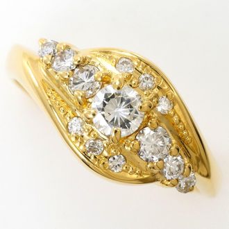 C&A Yellow Gold Yellow Gold (18K) Band Ring (Pre-Owned)