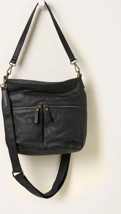 Fat Face FatFace Bella Black Zip Detail Bag