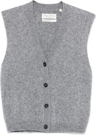 Marc O'Polo Hemd met V-hals - Grijs