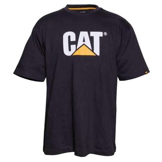 CAT Caterpillar Mens TM Logo Short Sleeve T-Shirt (4XL) (Black)