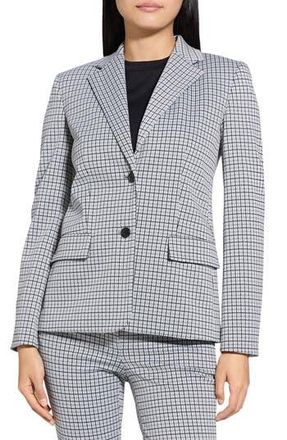 Theory Two-Button Blazer in Fog Multi at Nordstrom Rack, Size 00