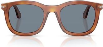 Persol 52mm Phantos Sunglasses in Terra Di Siena/light Blue at Nordstrom