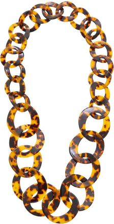 Kenneth Jay Lane 18K Plated Link Necklace