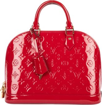 Louis Vuitton Pre-owned Womens Alma PM Handbag - Red - One Size