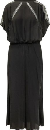 Pinko Pinko, Kleedjes, Dames, Zwart, M, Angie Jurk