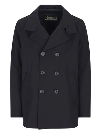 Herno Jas met dubbele rij knopen - Blauw