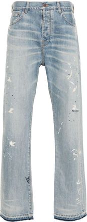 Amiri Painter straight-leg jeans - men - Cotton - 31 - Blue