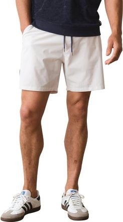 Marine Layer Lined Sport and Swim Shorts in White at Nordstrom, Size X-Large