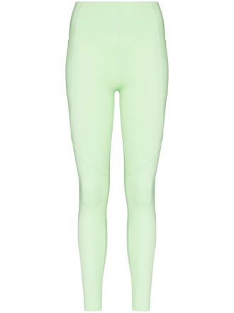 Yohji Yamamoto Leggings con logo - Verde