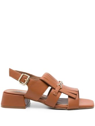 Carmens 35 mm sandalen met kwastje - Bruin