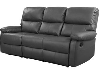 Habitat & Jardin Sof&aacute; gris 197 x 89 x 103 cm