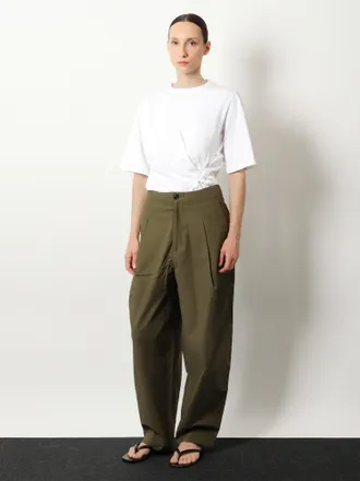 SOEUR Womens Pants Daley Organic Cotton Green Trousers