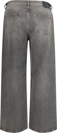 Golden Goose Mens Parker Denim Jeans Grey Cotton