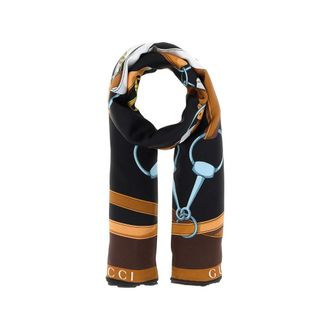 Gucci Equestrian-print GG Scarf