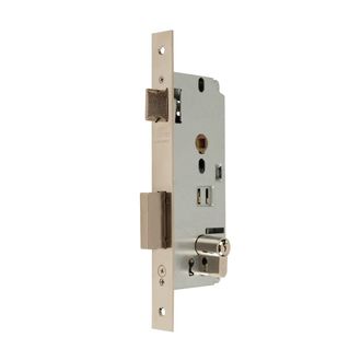 MCM Cerradura Mcm R.1601-1-60 Niquel Golpe Y Llave P.rdo
